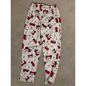 NWT Disney Mickey Mouse Christmas Winter Super Soft Pajama Bottoms Unisex Medium